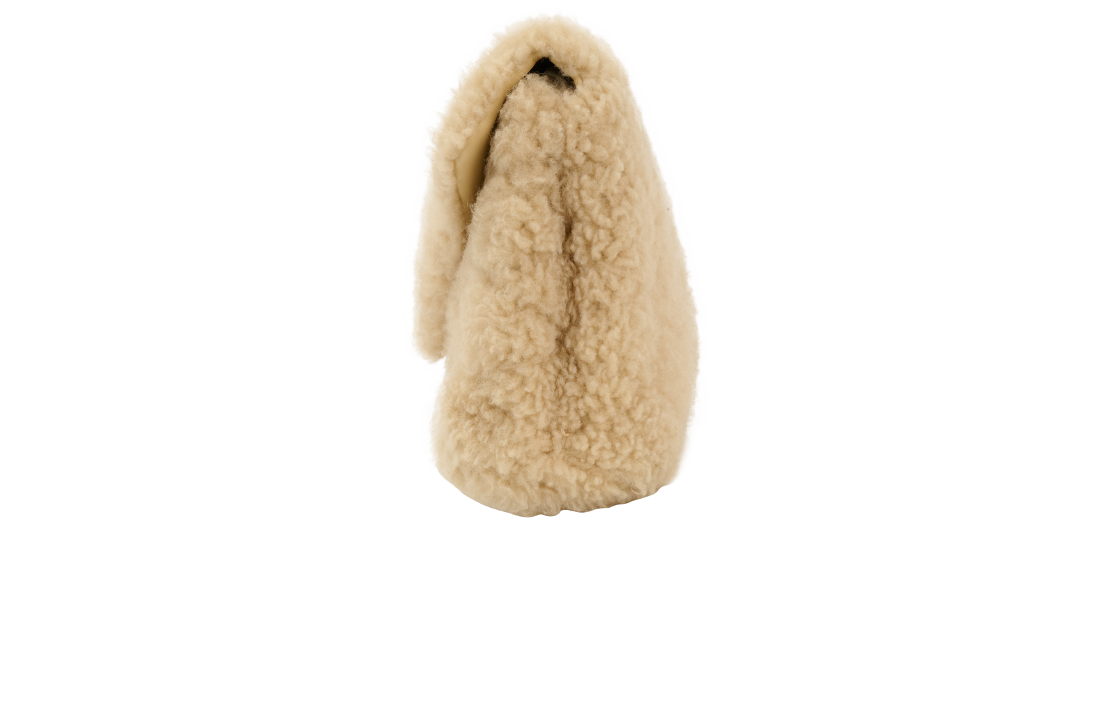 Sade Envelope Clutch, &pound;450, Handbags, Beige, Shearling, Bottom view